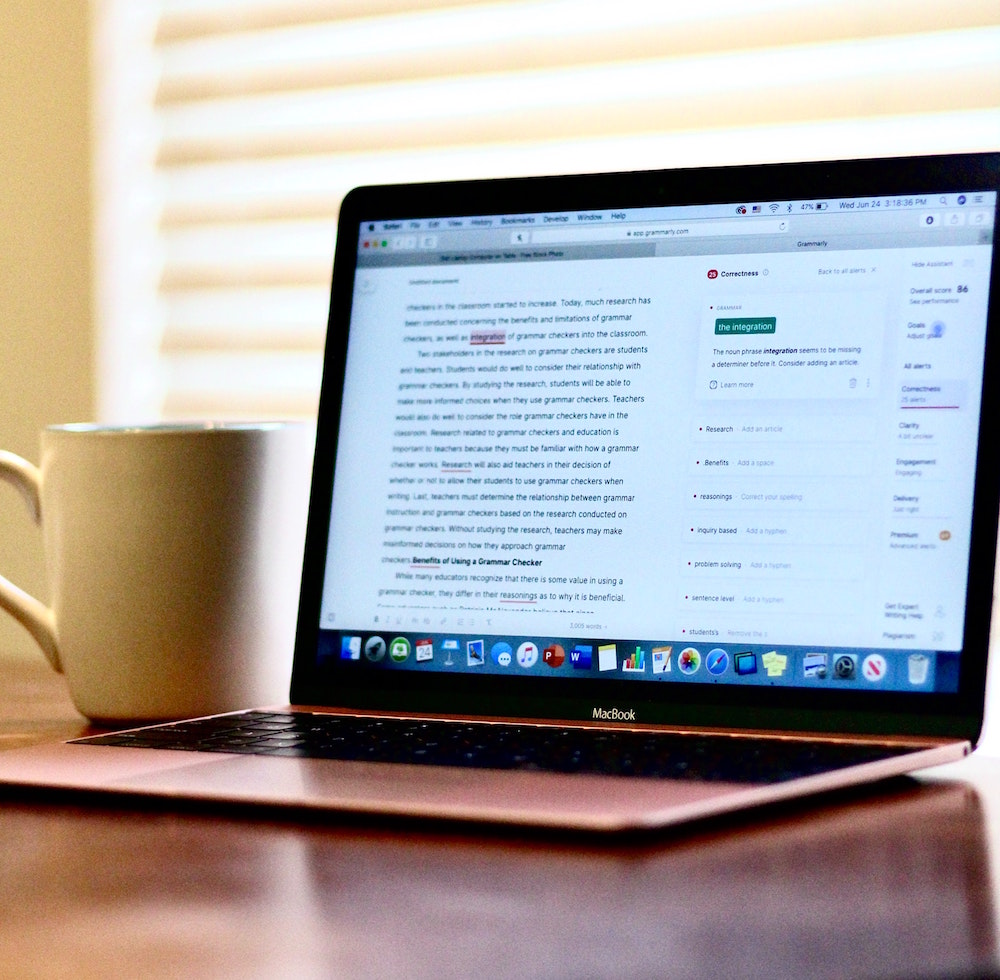 Editing a Paper on a Computer