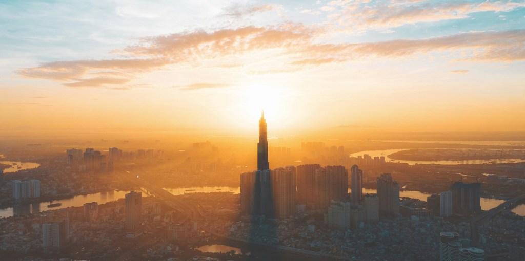 saigon at sunset